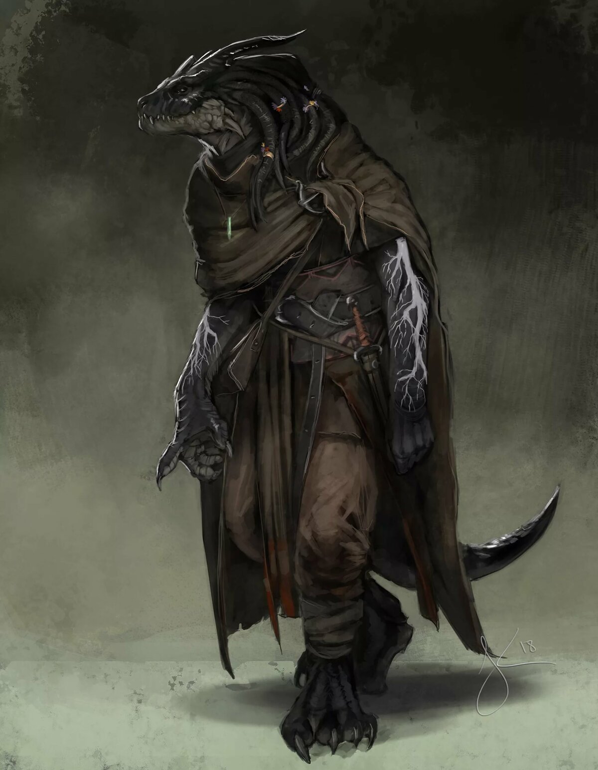 Bronze dragonborn