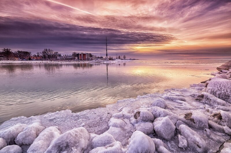море зима фото