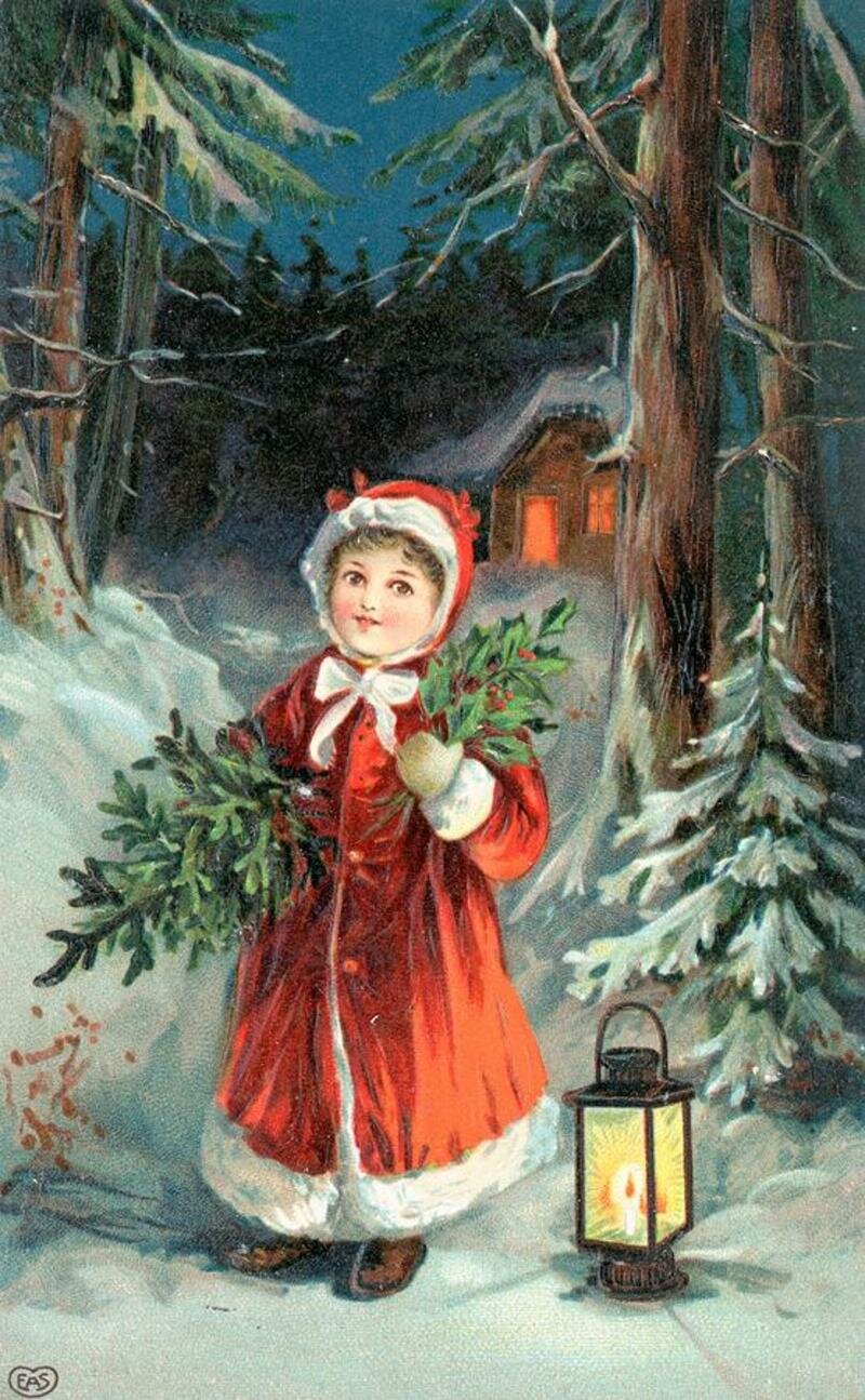 новогодние открытки ретро фото