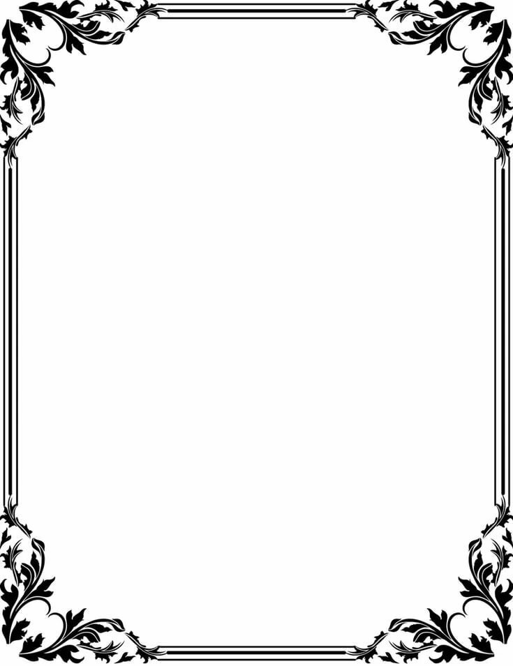 Картинка рамка с узорами
