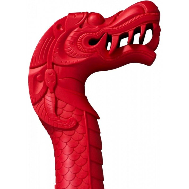 трость cold steel 91pdrrz lucky dragon walking stick red фото