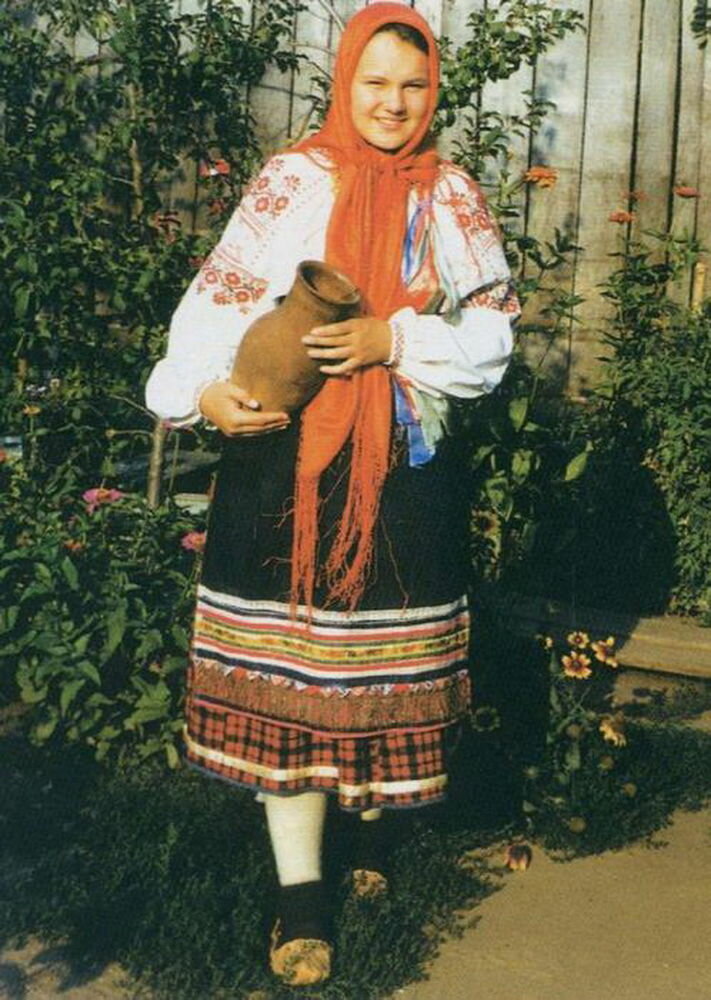 русский женский крестьянский костюм фото