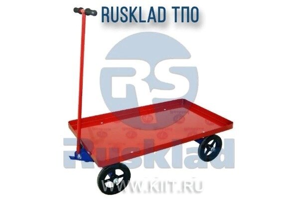 тележка платформенная с поворотной осью фото