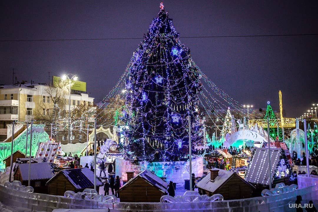 новогодняя ель фото