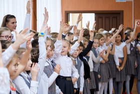 Фото 48. Линейка в 3-х и 4-х классах. Ноябрь, 2018