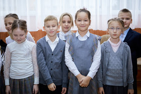 Фото 20. Линейка в 3-х и 4-х классах. Ноябрь, 2018