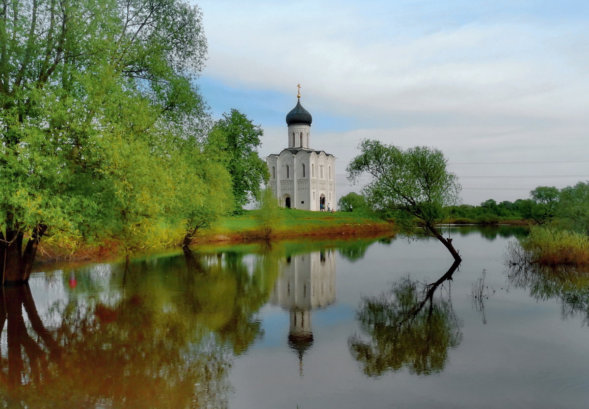 Церковь покрова на нерли отражение: фото, изображения и картинки