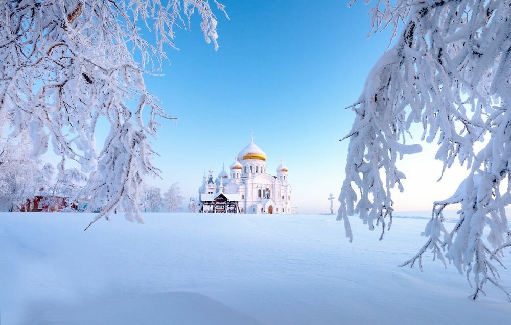 белогорский монастырь пермский край зима фото