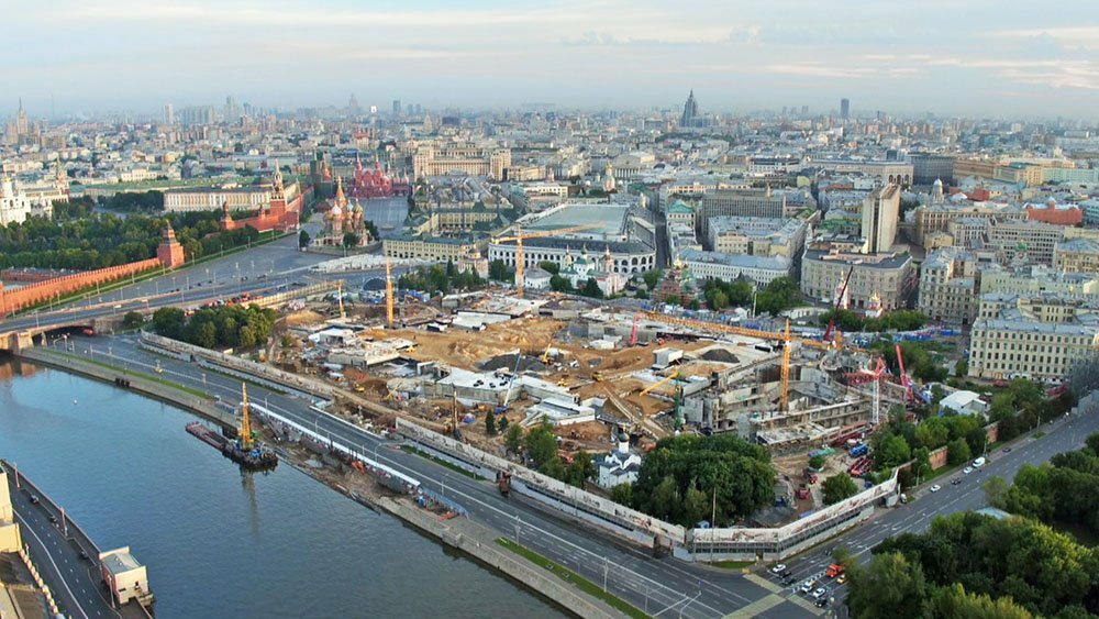 парк зарядье в москве фото