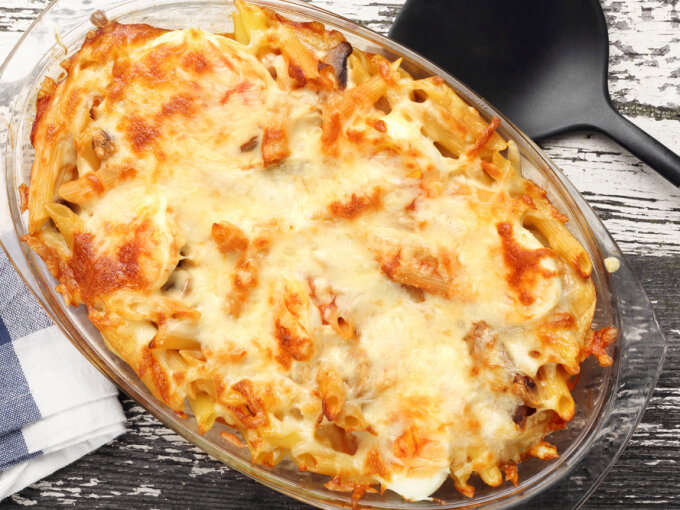 макаронная запеканка фото