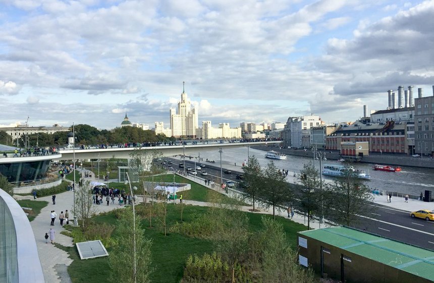 парк зарядье в москве фото