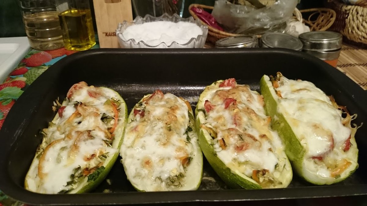 запеченные кабачки фото