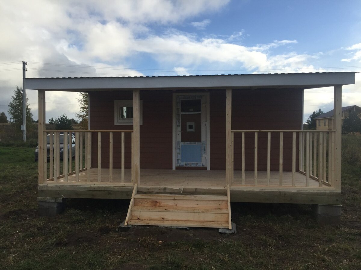 Дом из двух бытовок