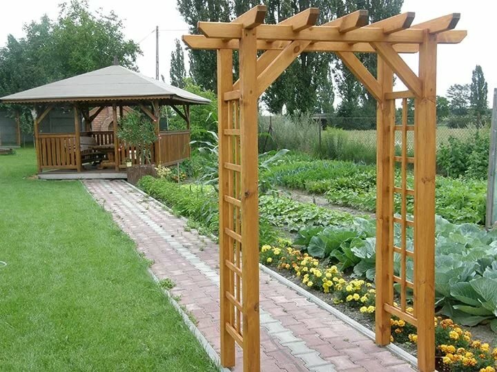 садовая арка пергола фото