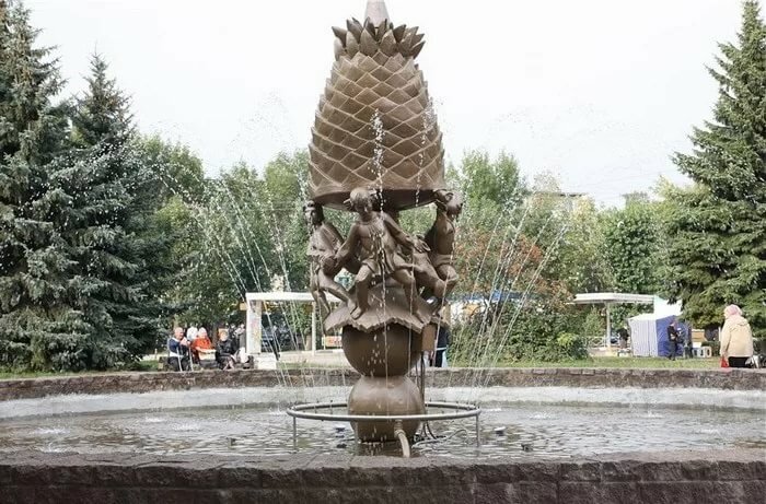 новомосковск тульская парк фонтан фото