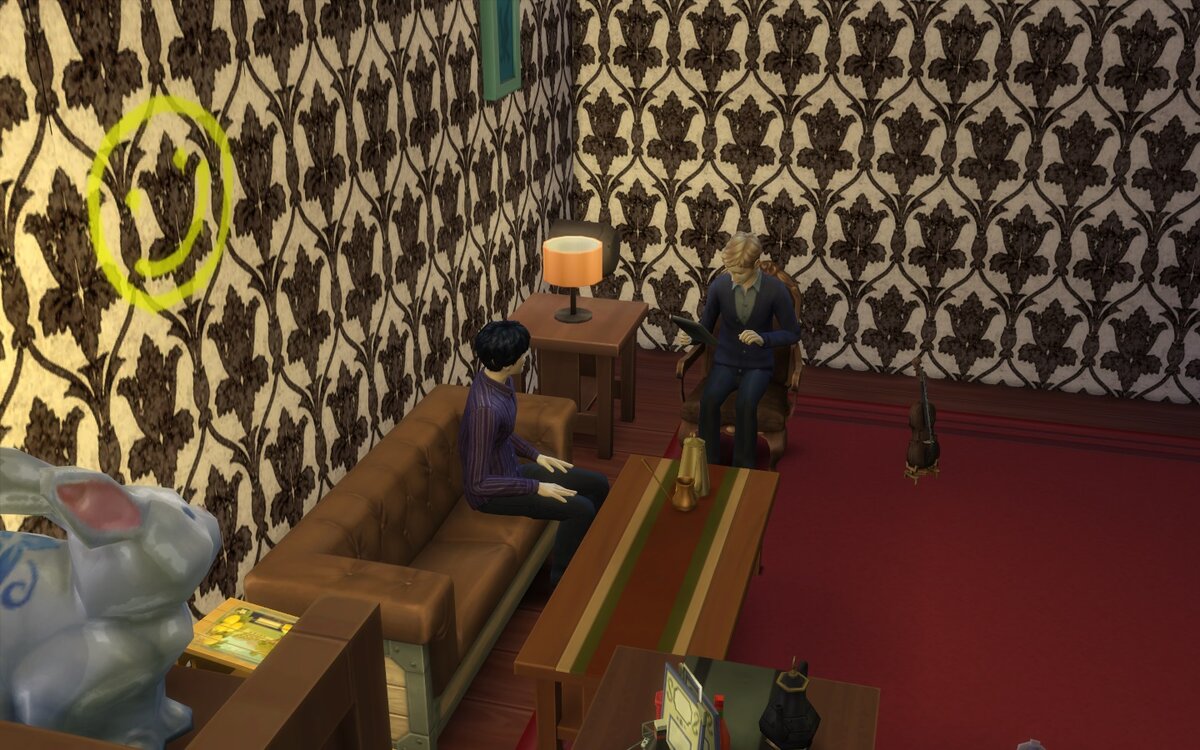 Mod The Sims Bbc Sherlock 221b Baker Street Flat Wallpaper Card