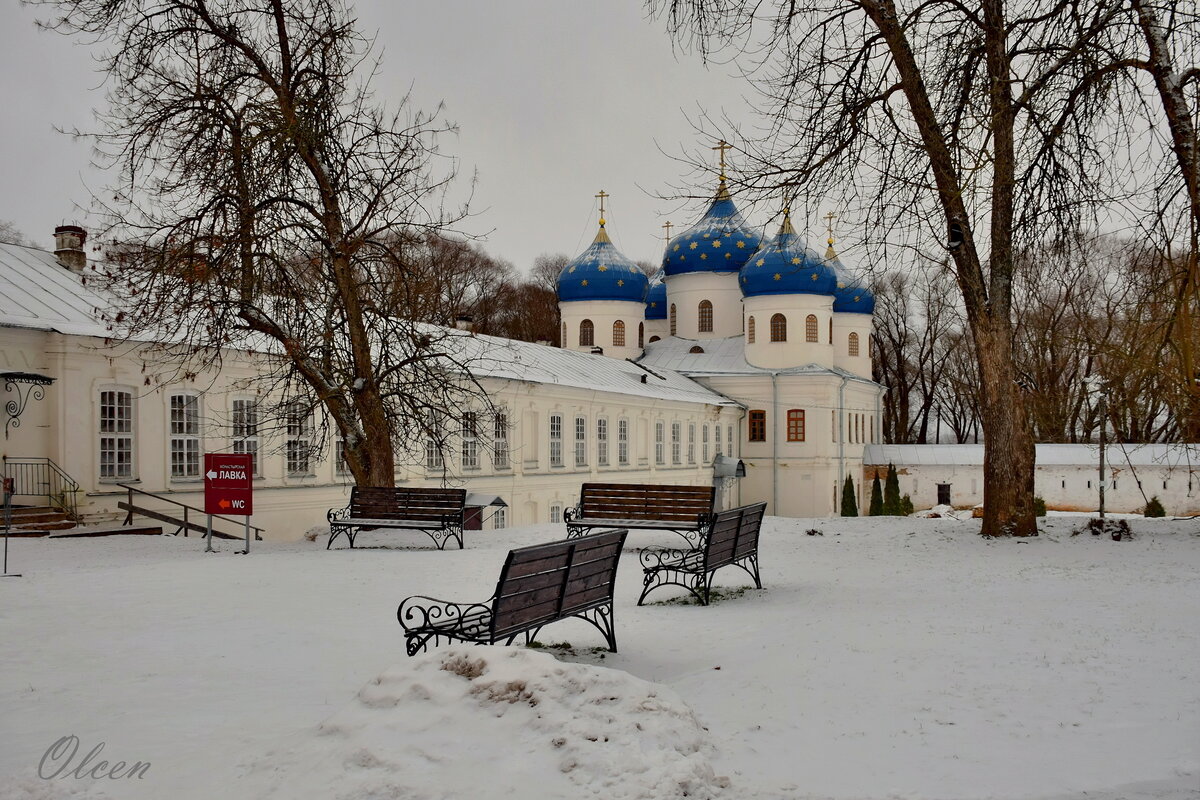 юрьев монастырь зима новгород фото