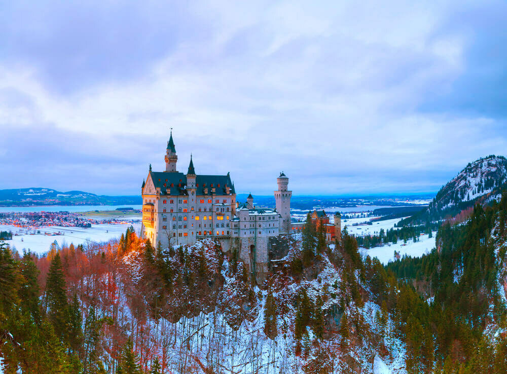 замок нойшванштайн фото