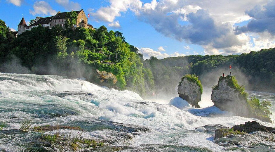 рейнский водопад швейцария фото