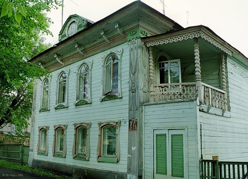 русский деревянный модерн фото
