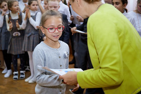 Фото 102. Линейка в 3-х и 4-х классах. Ноябрь, 2018