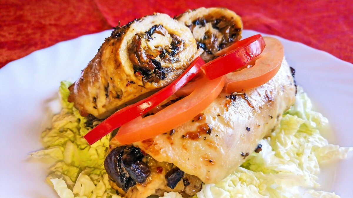 куриные рулеты фото