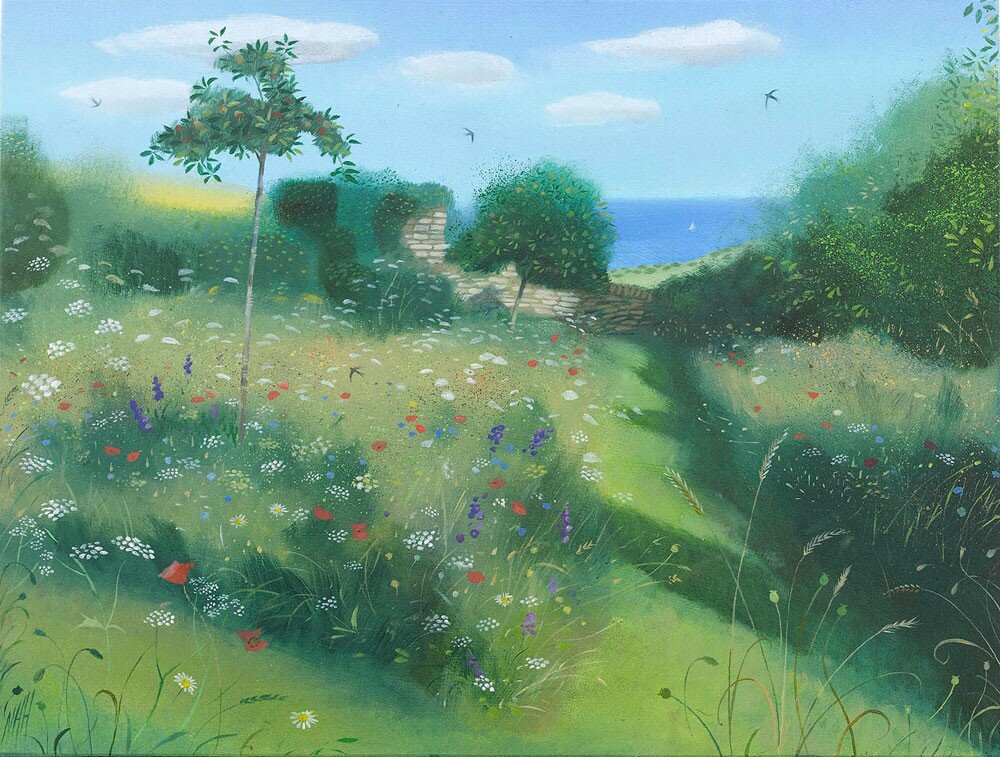 Wild Flower Orchard by the Sea - Nicholas Hely HutchinsonNicholas Hely Hutchinson