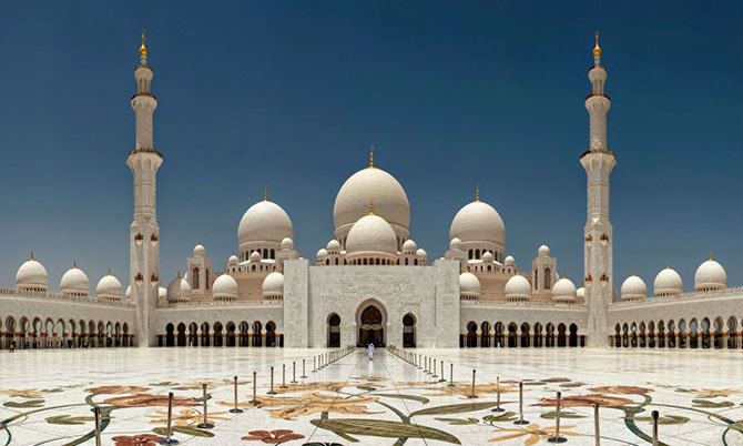 абу даби мечеть шейха зайда фото