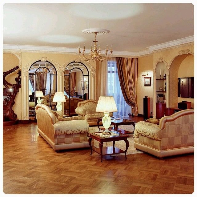 стиль ампир в интерьере квартиры фото