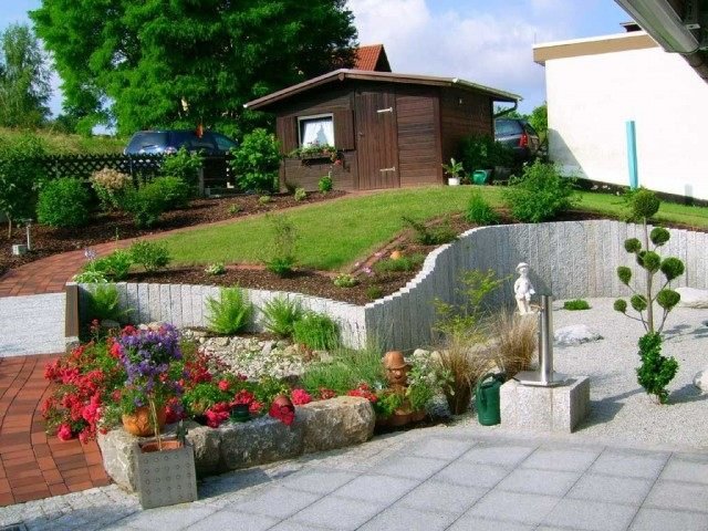 ландшафт в средиземноморском стиле. © werner gartenbau фото