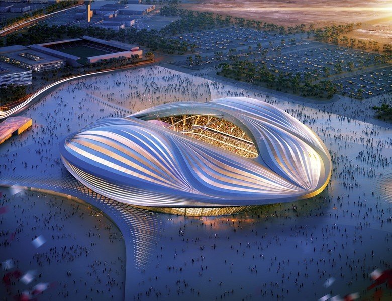 футбольный стадион 2022 катар заха хадид фото