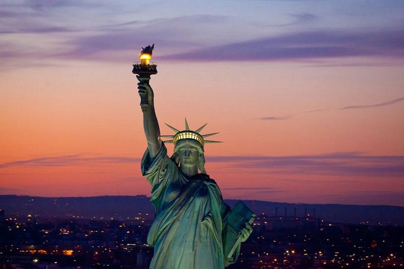 статуя свободы сша фото