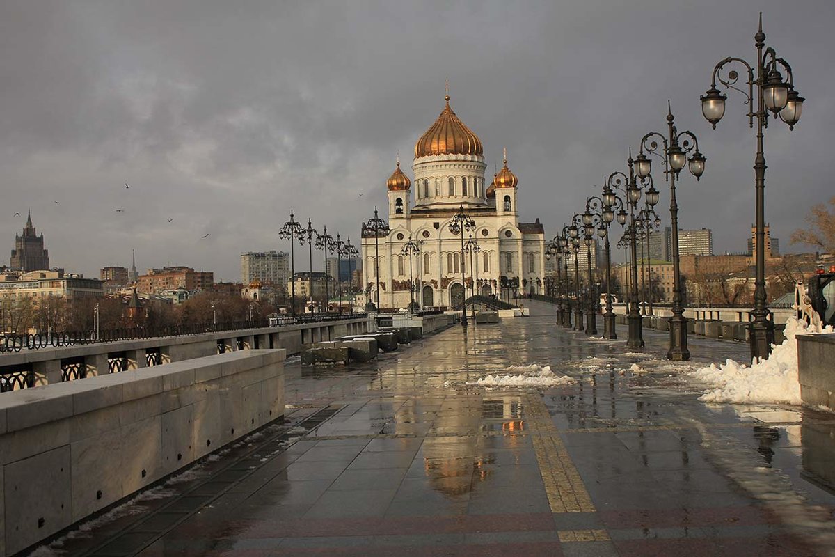 храм христа спасителя москва зима фото