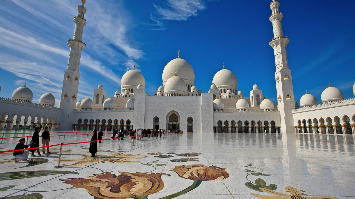 мечеть абу даби шейха зайда фото