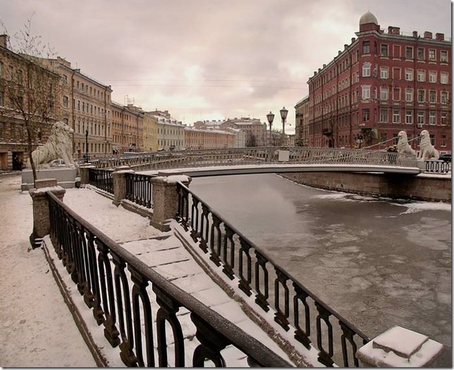 львиный мост санкт петербург фото