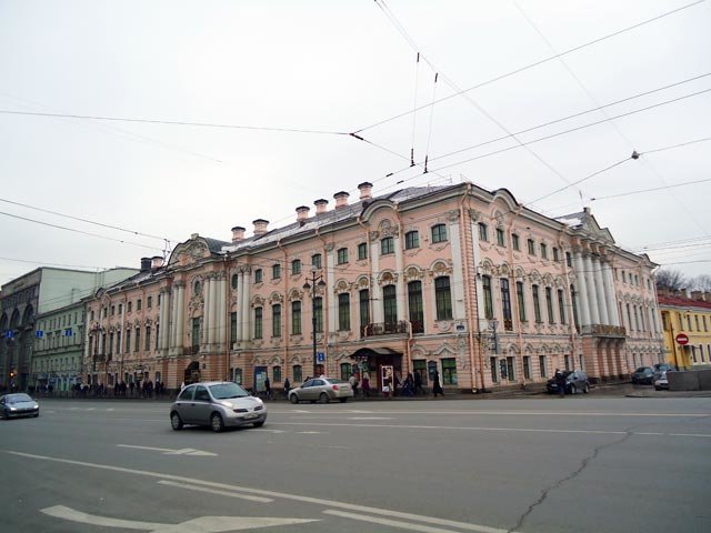 строгановский дворец в санкт петербурге фото