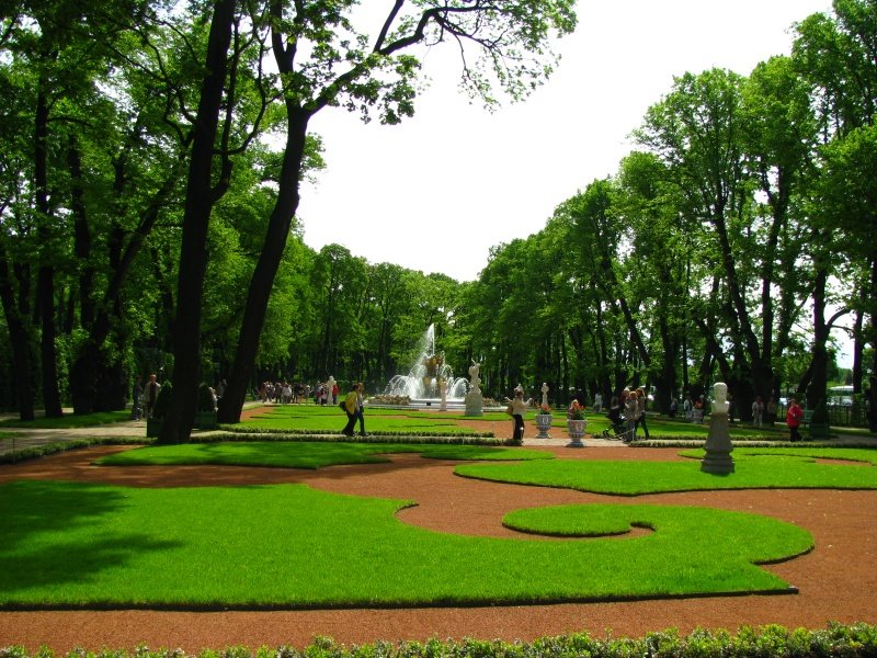 летний сад в санкт петербурге фото