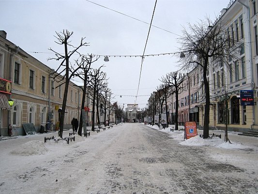 пешеходная зона улица ленина орёл фото