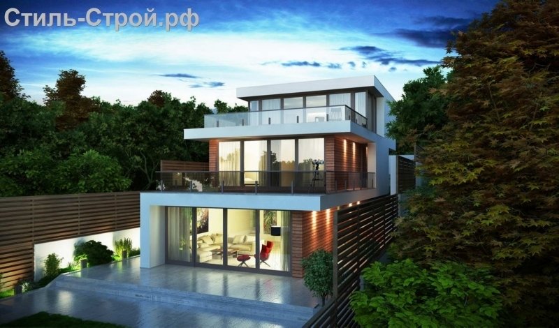 стиль хай тек дом фото