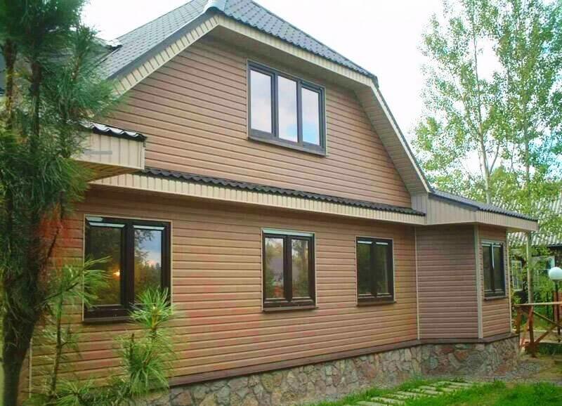 дом обшитый сайдингом фото