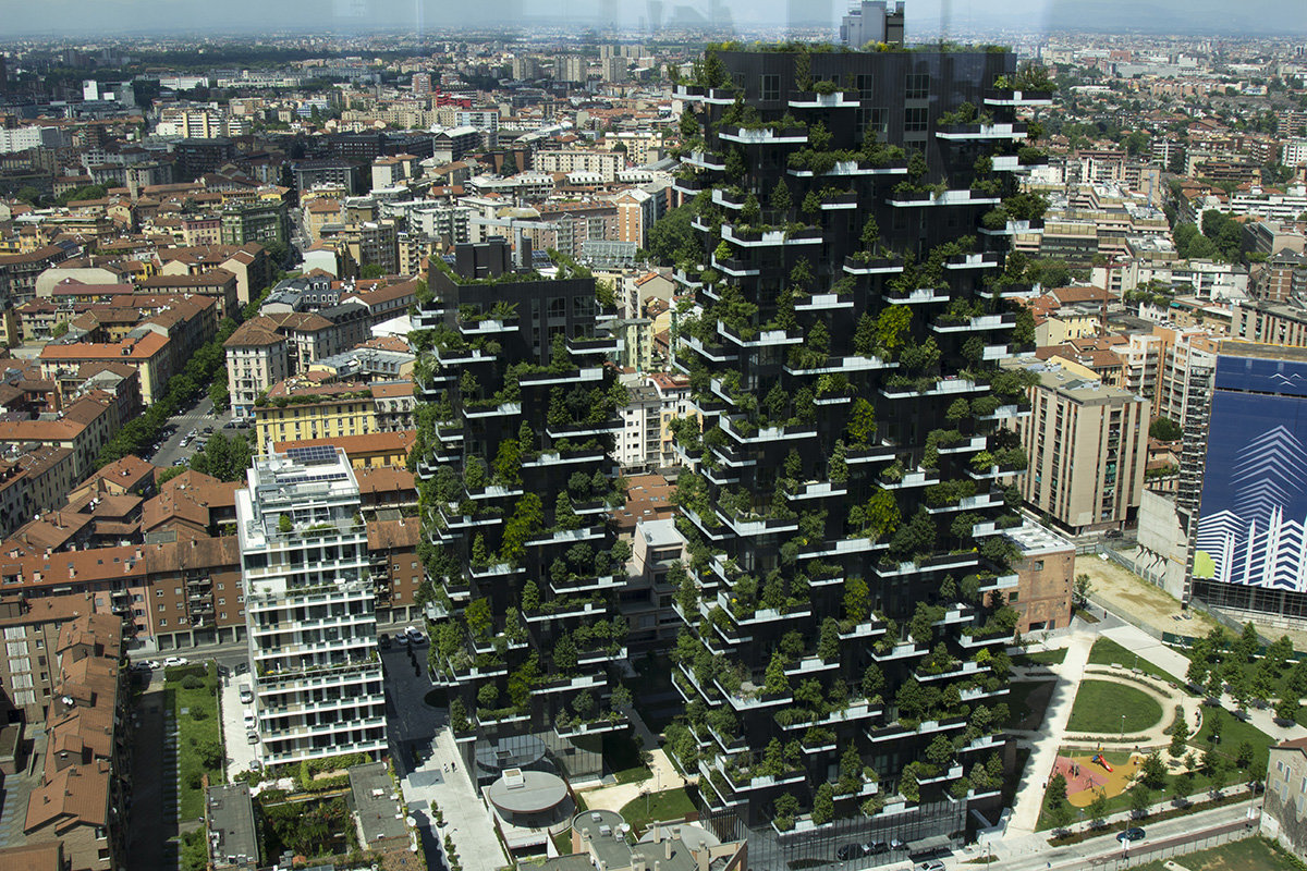 небоскребы bosco verticale («вертикальный лес») фото