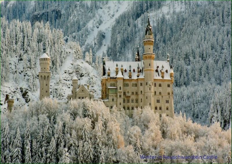 замок нойшванштайн фото