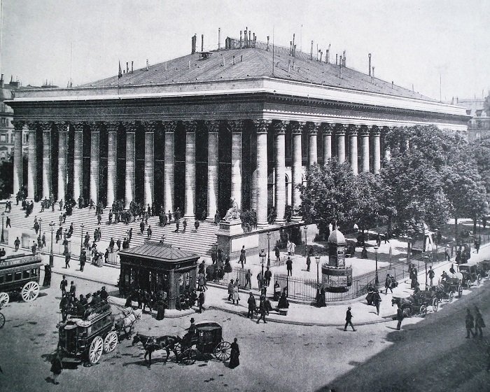 здание биржи в 19 веке фото