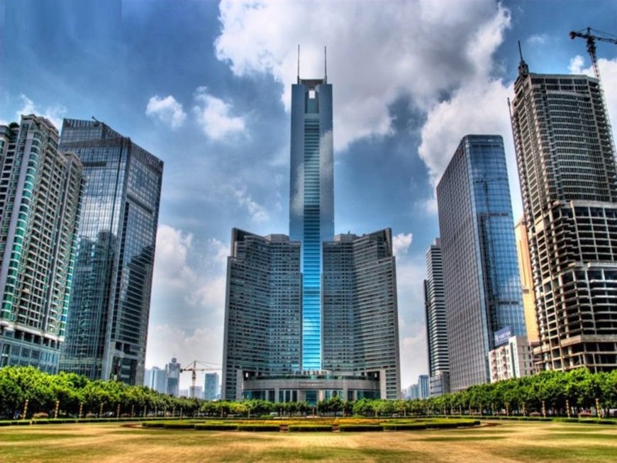 башня citic в гуанчжоу фото
