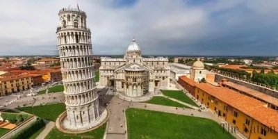 италия пизанская башня фото