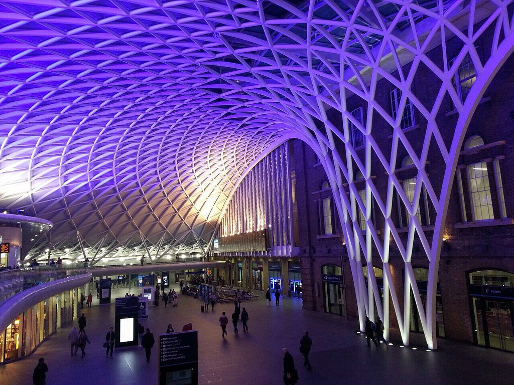 вокзал saint pancras в лондоне фото