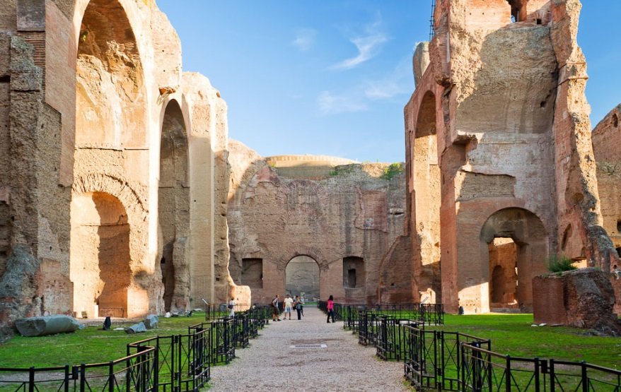 baths of caracalla рим фото