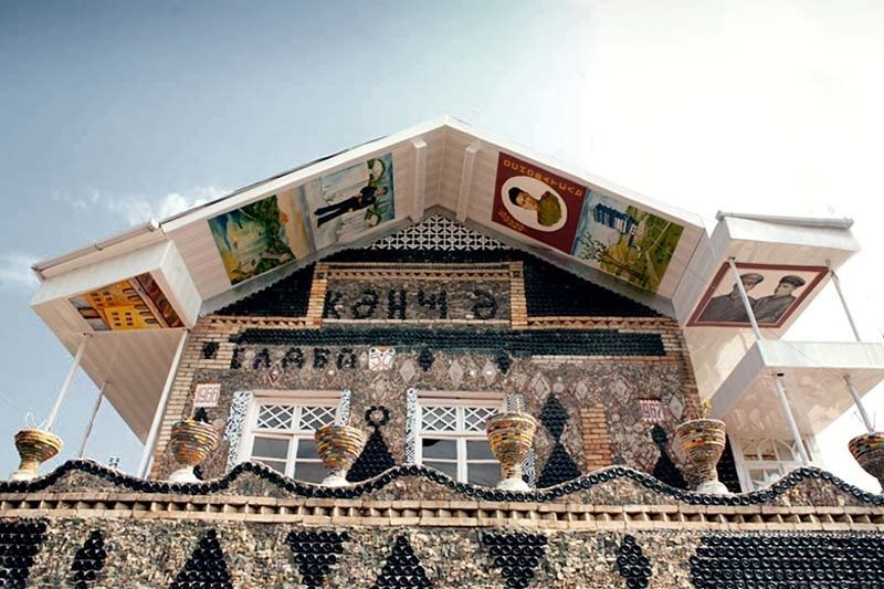 дом из бутылок в азербайджане г фото