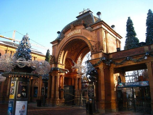 парк тиволи копенгаген фото