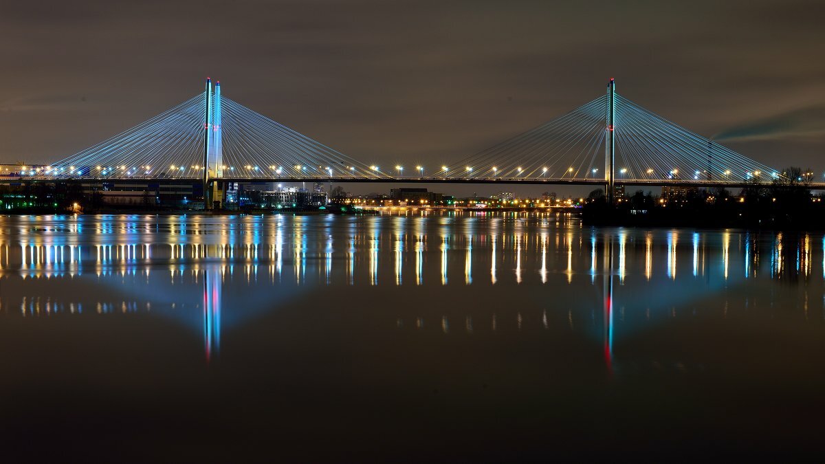 обуховский мост в санкт петербурге фото